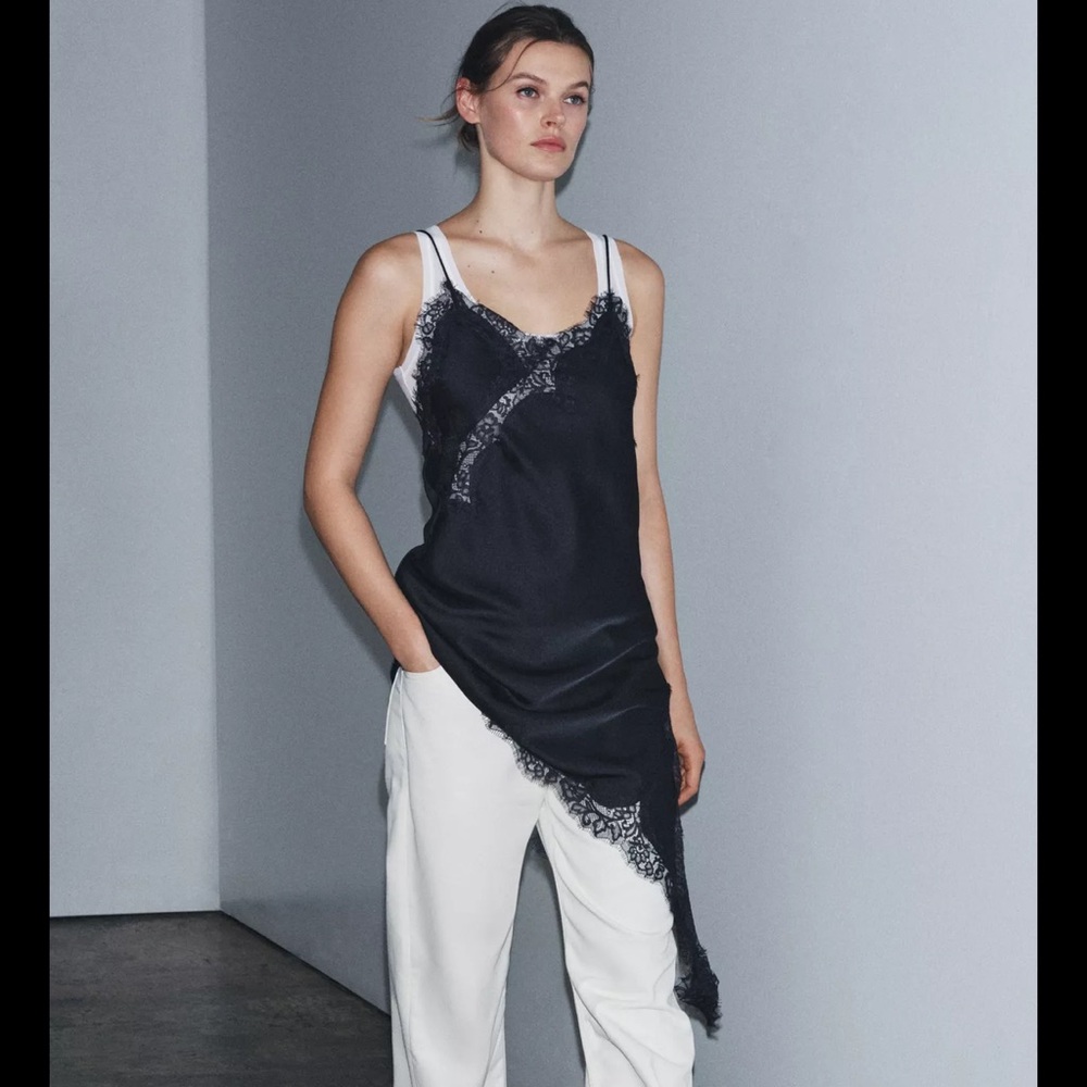 Zara Combo Lace Dress